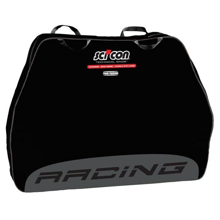 Scicon Travel Plus Racing Cycle Bag -2022 - black red