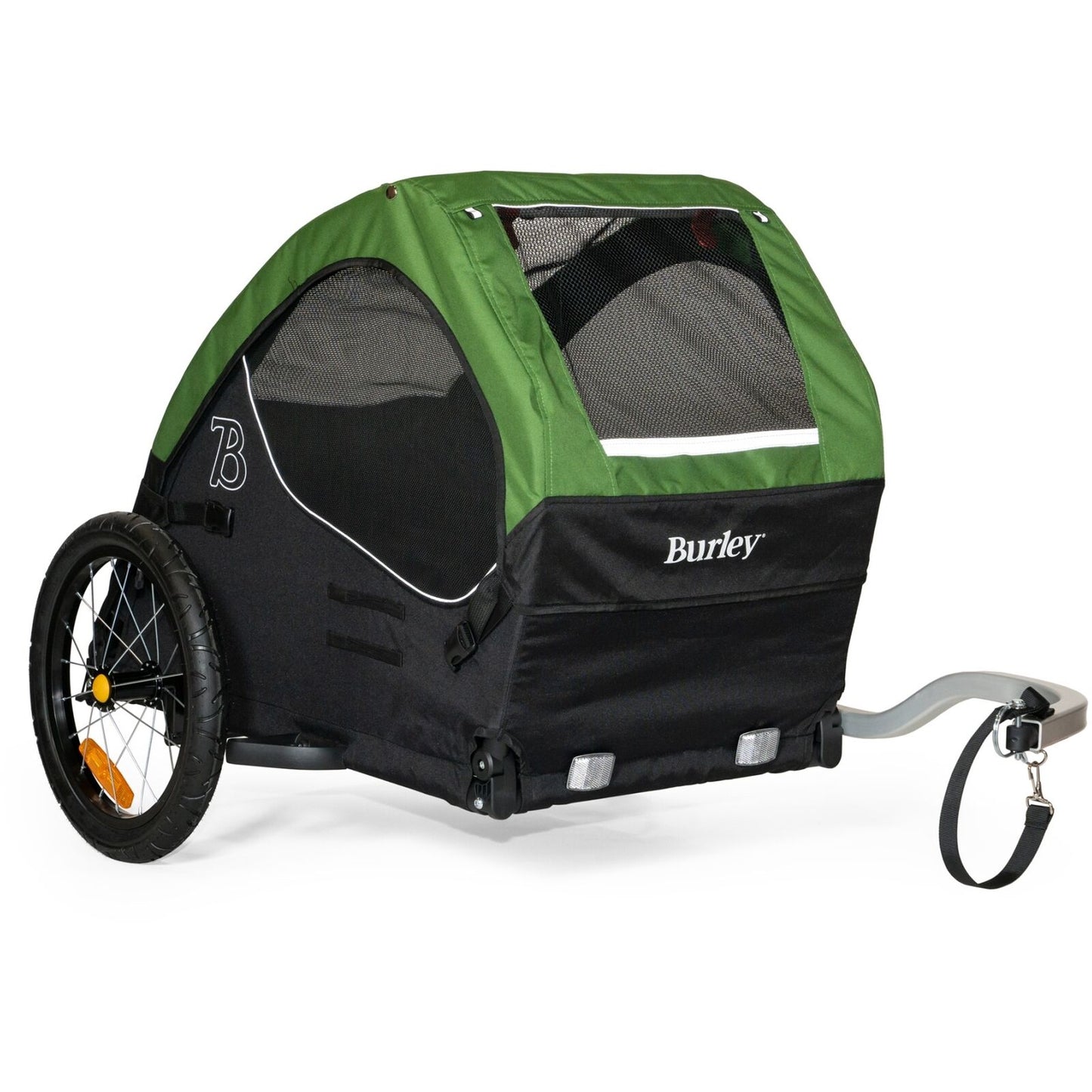 Burley Tail Wagon Bike Trailer for Pet Dog, Yellow/Black