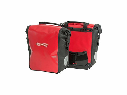 Ortlieb pair Front-Roller City Front / Rear Panniers -RED/ WHITE OR BLACK