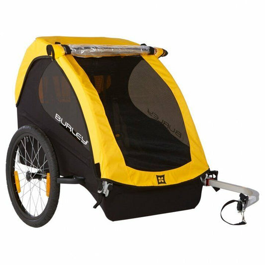 Burley Bee Bike Trailer for 1-2 Kids incl. Cover - yellow