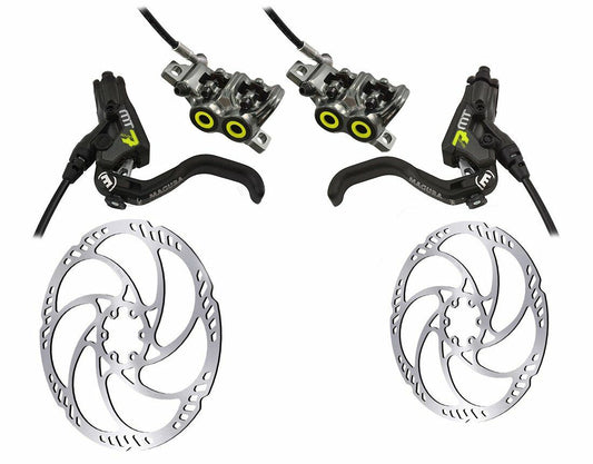 Magura MT7 HC Disc Brake Set with Rotors - 180 mm